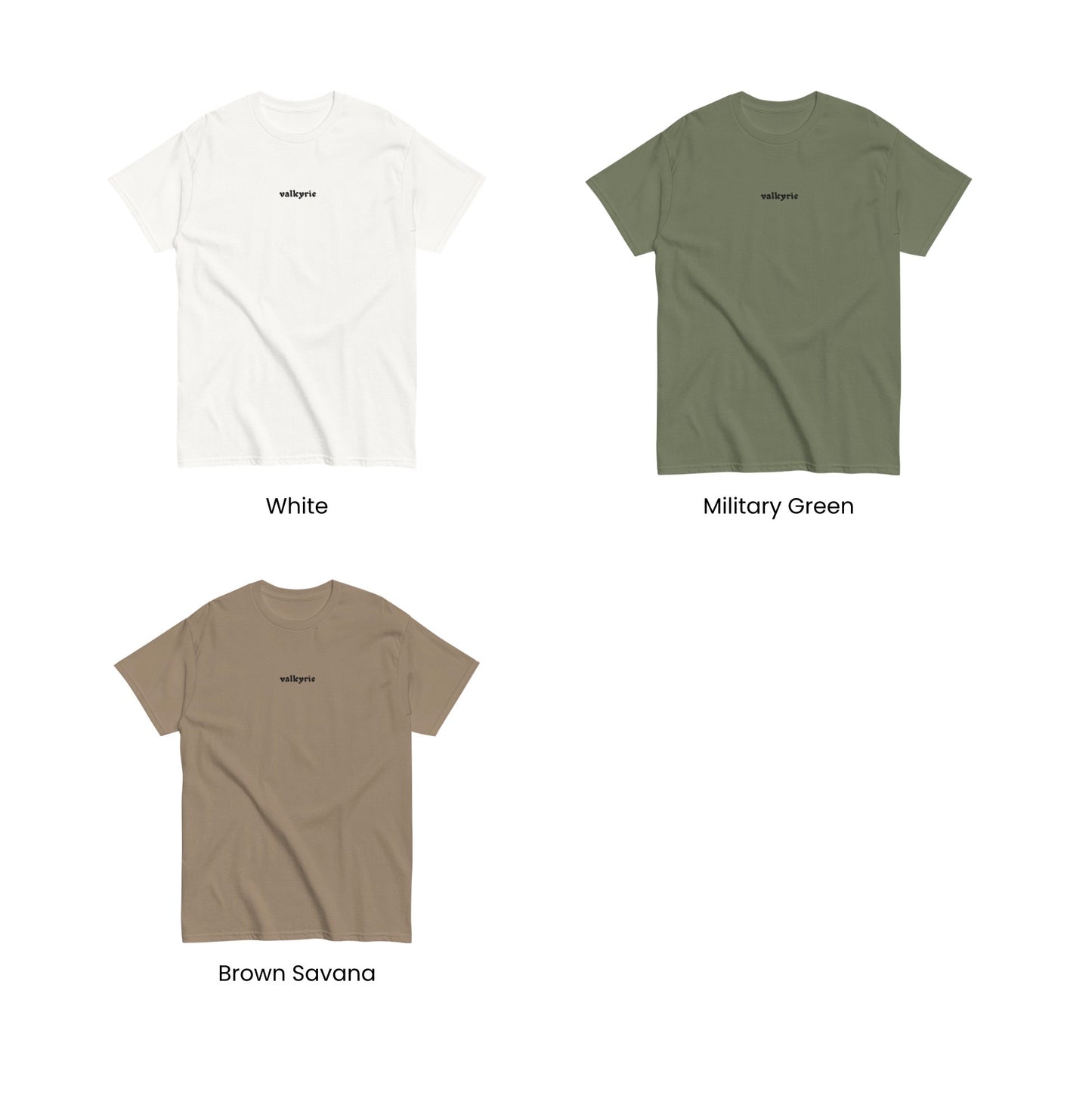 Valkyrie Embroidered Tee - Unisex