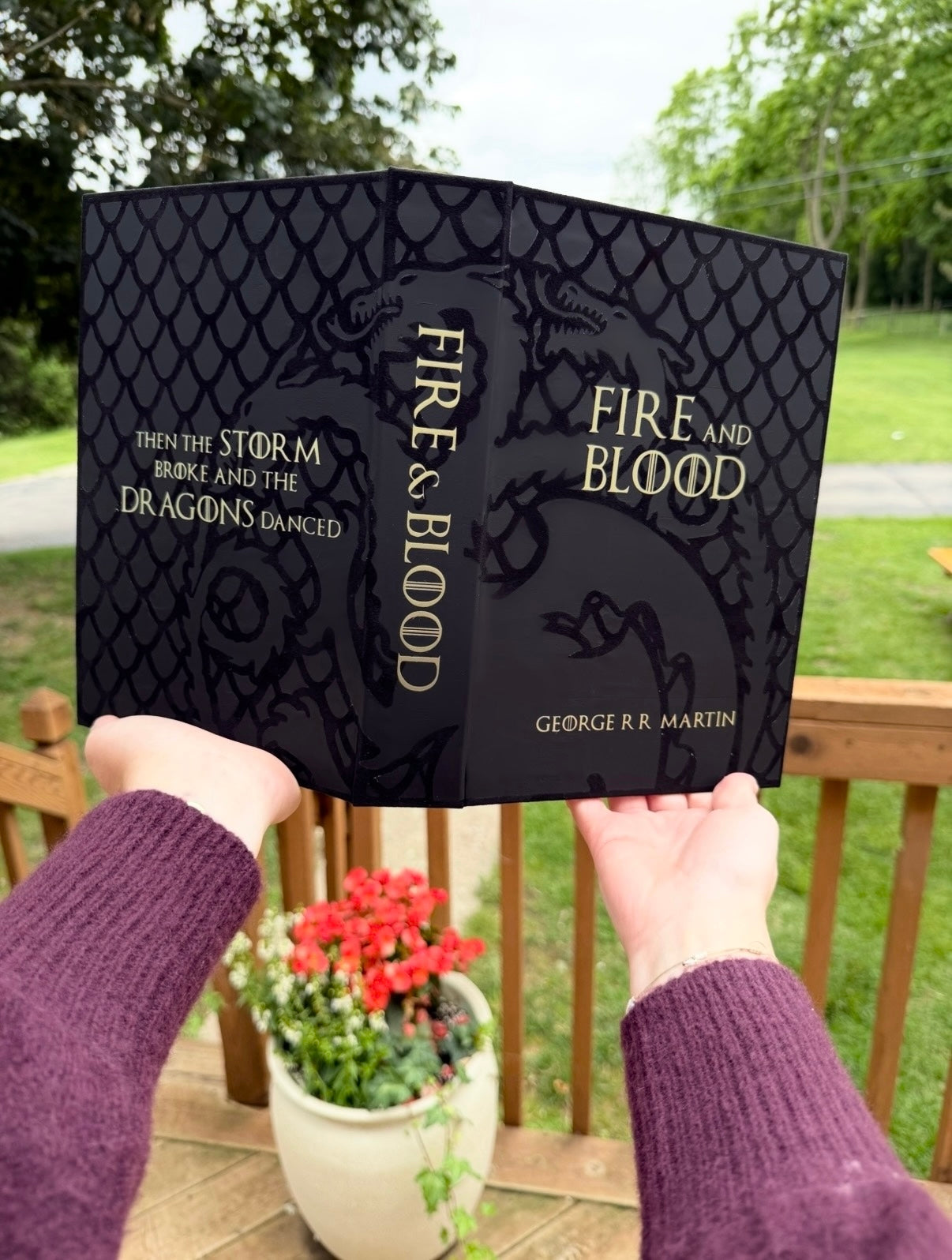Fire & Blood Rebind - blackout edition